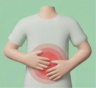 Ícone Dor abdominal recorrente